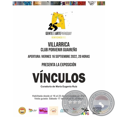 VÍNCULOS - Exposición del grupo Gente de Arte - Viernes, 16 de Septiembre de 2022